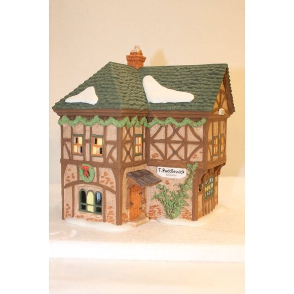 Dept 56 Dickens Village  T. Puddlewick Spectacle Shop - Picture 5 of 7